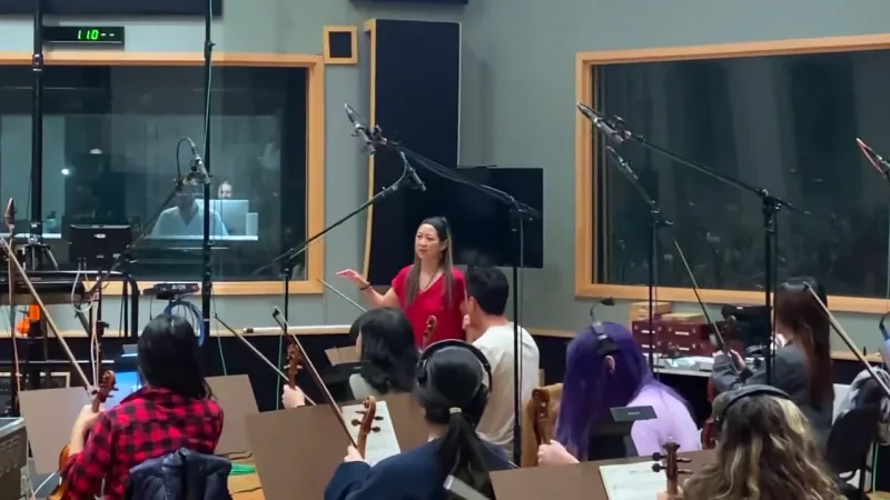 Musicians recording with L.A. Orchband
